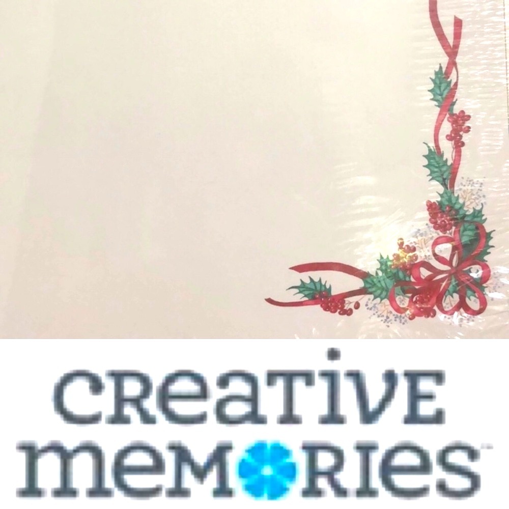 Creative memories holiday pages scrapbook